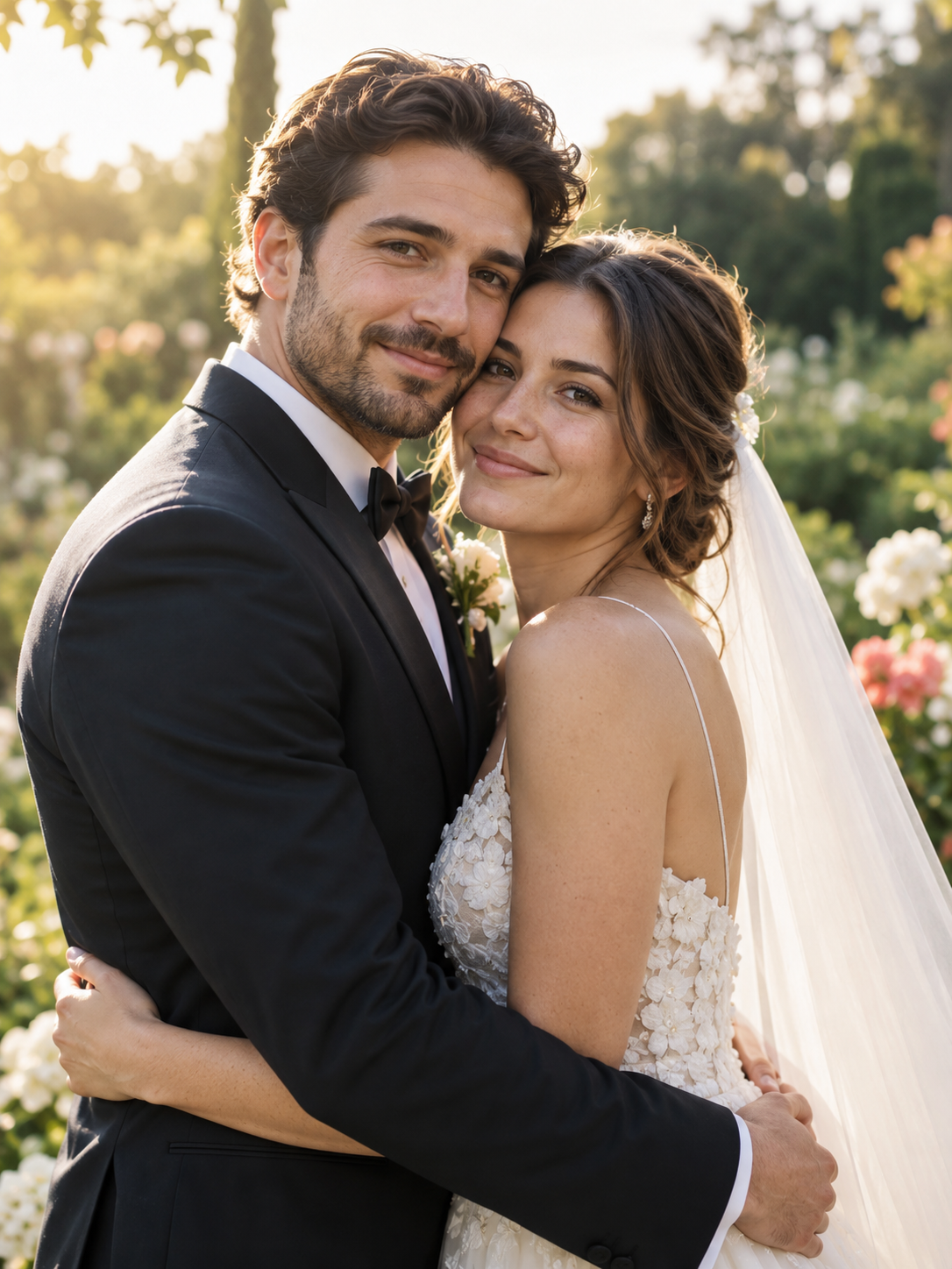 Fotografía provisional de una pareja de novios